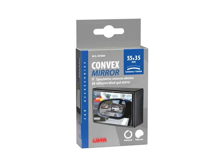 Dodehoek spiegel 55 x 35 mm