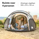Luxe Pop Up Tent - 4 persoons - 2000MM waterkolom