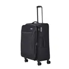 Travelite Chios 4 Wiel Trolley M black Zwart