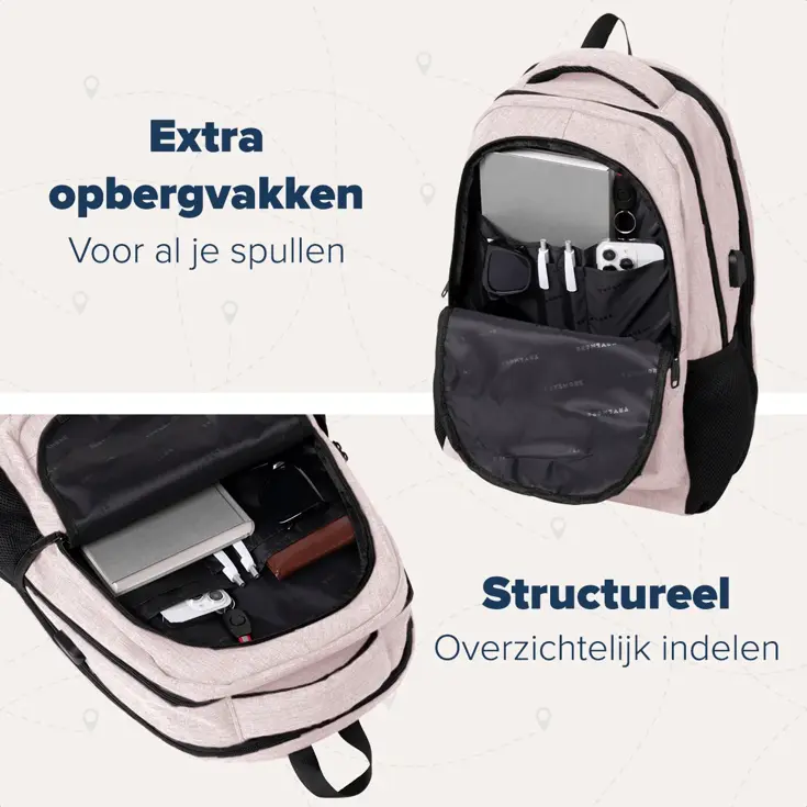 TRVLMORE Rugtas - 36L - 17 Inch