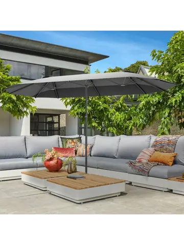 LifeGoods Dubbele Parasol – 270x460cm