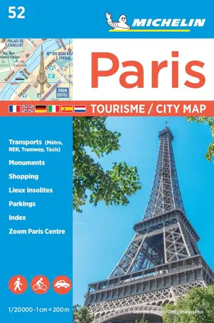 Stadsplattegrond 52 Paris Centre