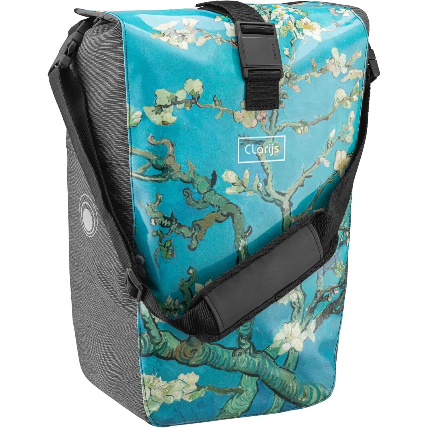 Clarijs  fietstas solobag 24L Van Gogh almond  Grijs main product image