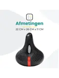 Voltano Gel Flow Fietszadel Met Uitsparing