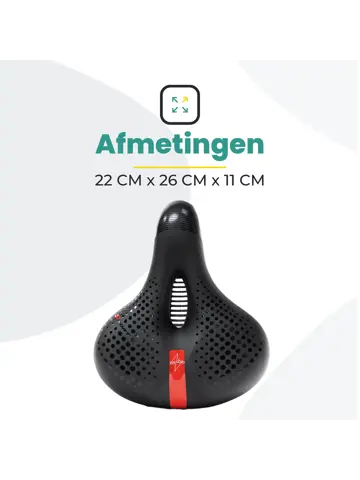 Voltano Gel Flow Fietszadel Met Uitsparing