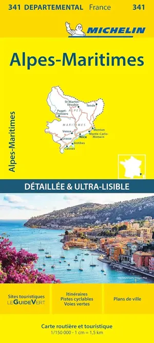 Wegenkaart Local 341 Alpes-Maritimes