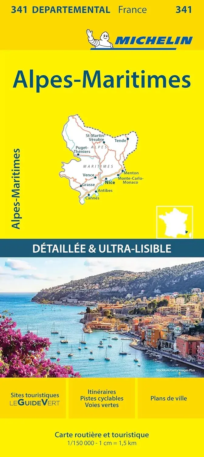 Wegenkaart Local 341 Alpes-Maritimes