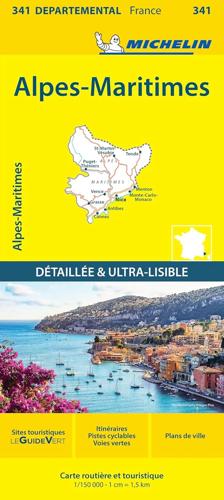 Wegenkaart Local 341 Alpes-Maritimes