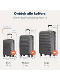 Kofferset – 2 Delig – 38L – Donkergrijs