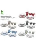 Bo-Camp Servies Two-tone 16 Stuks