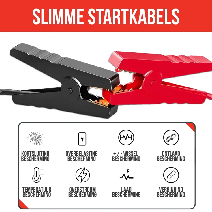 Jumpstarter voor Auto 4-in-1 - 1000A