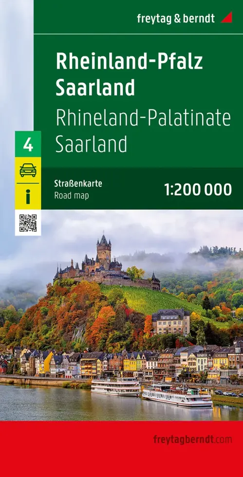Wegenkaart Duitsland 4 - Rijnland-Palts