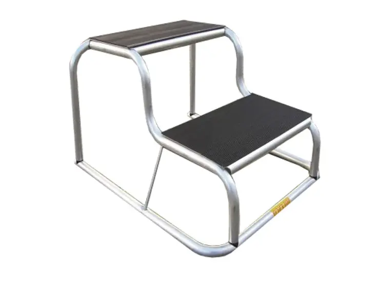 opstap Aluminium Rubber Double