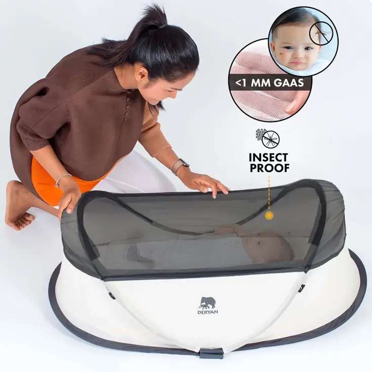 Infant BabyBox Campingbedje - Baby klamboe