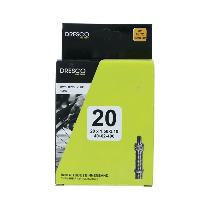 Binnenband 20 x1.50-2.50 met Dunlop ventiel 40mm