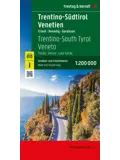 Wegenkaart Trentino - Zuid-Tirol - Venetië