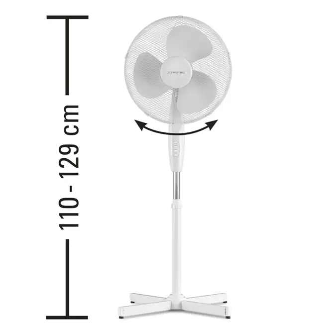 Trotec Statiefventilator TVE 16 - 3 standen