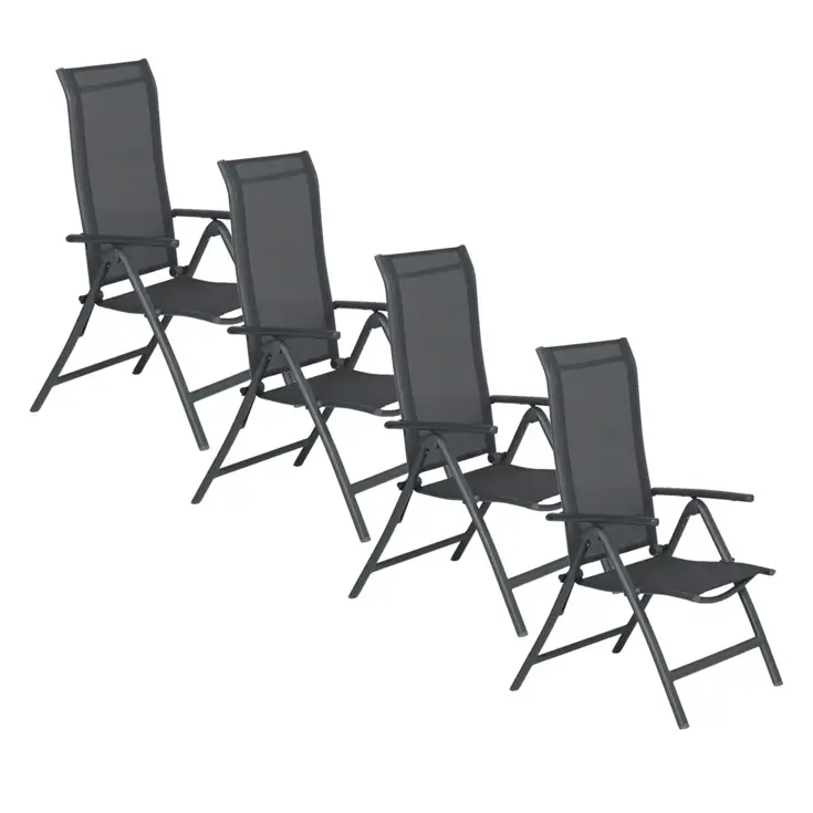 Santos 4st grijze Stoel Garden Impressions