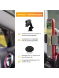 Telefoonhouder Auto Zuignap + Dashboardpad