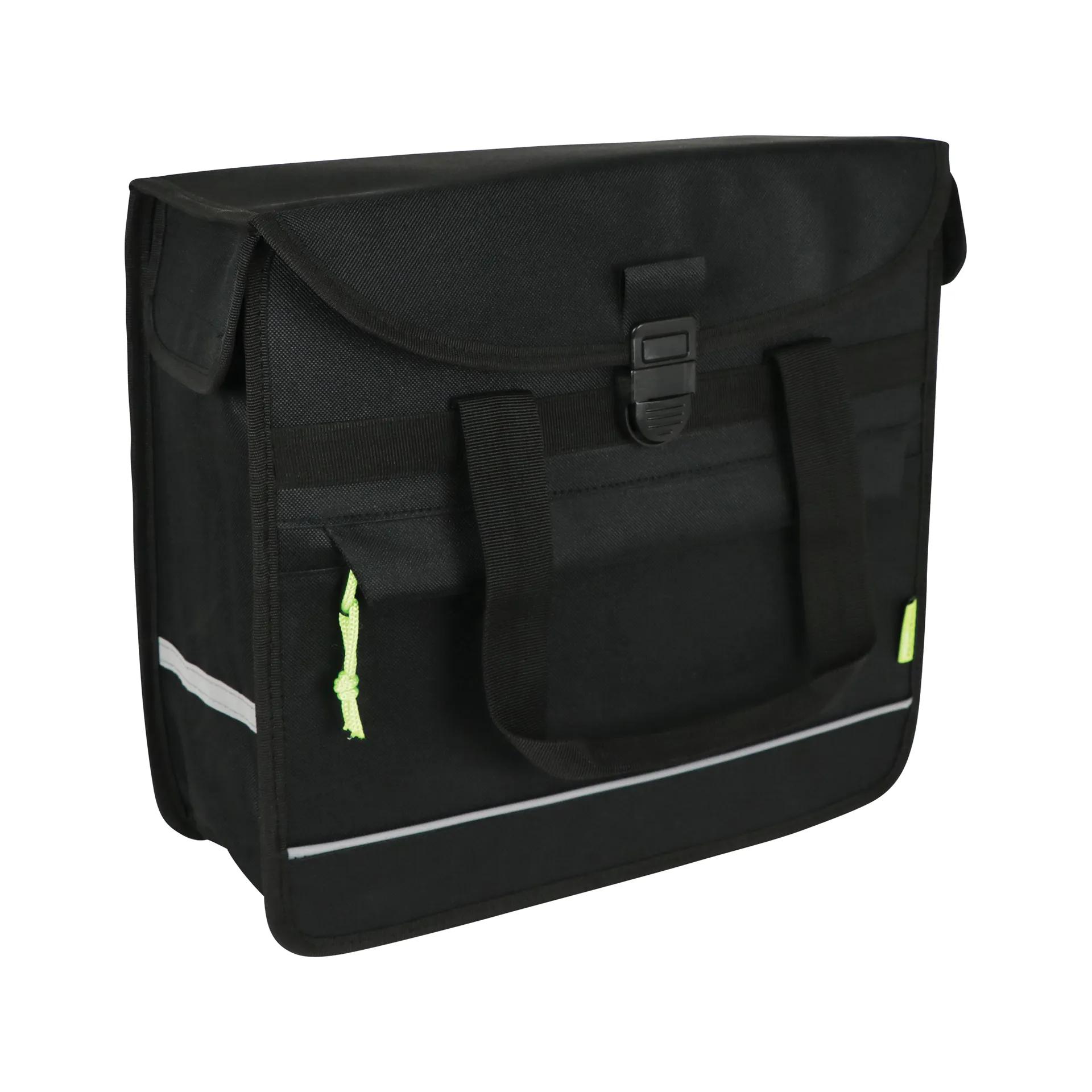 Dresco  Enkele Fietstas Basic Shopper 15 Liter  Zwart