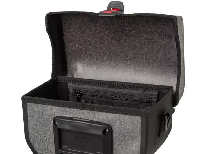 AGU fiets stuurtas - tech – 8 liter - grijs