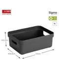 Sigma home - Opbergbox - 9L - 6-delig