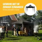 Partytent 3x3m - PT-7810 -  Premium - Antraciet