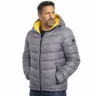 Heren Hooded Puffer Jacket Cappuccino Italia