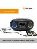 CD speler FM-Radio Bluetooth Lichteffecten