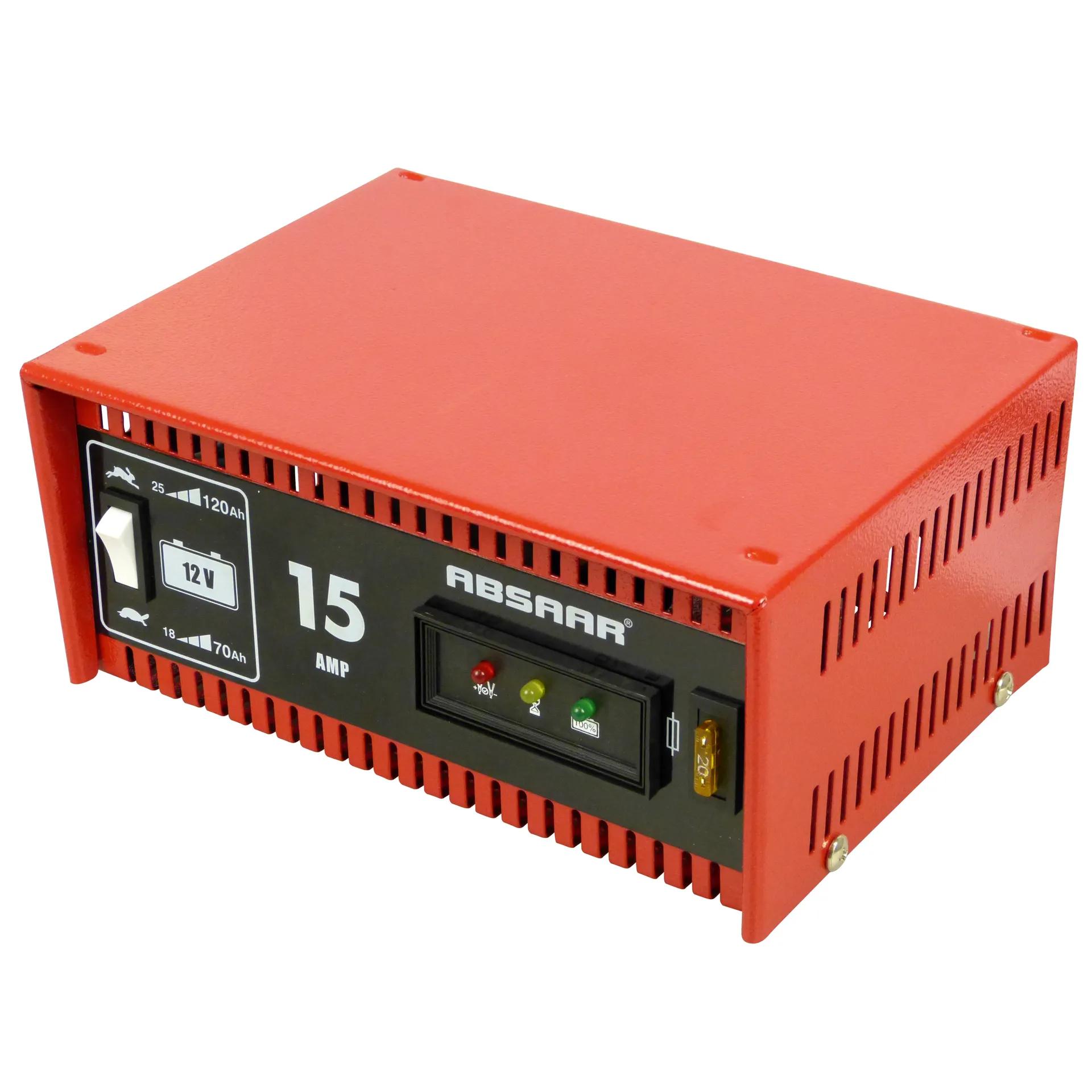 Absaar  acculader 12V 15A  Rood main product image