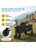 Bolderkar - Opvouwbaar -  80 KG