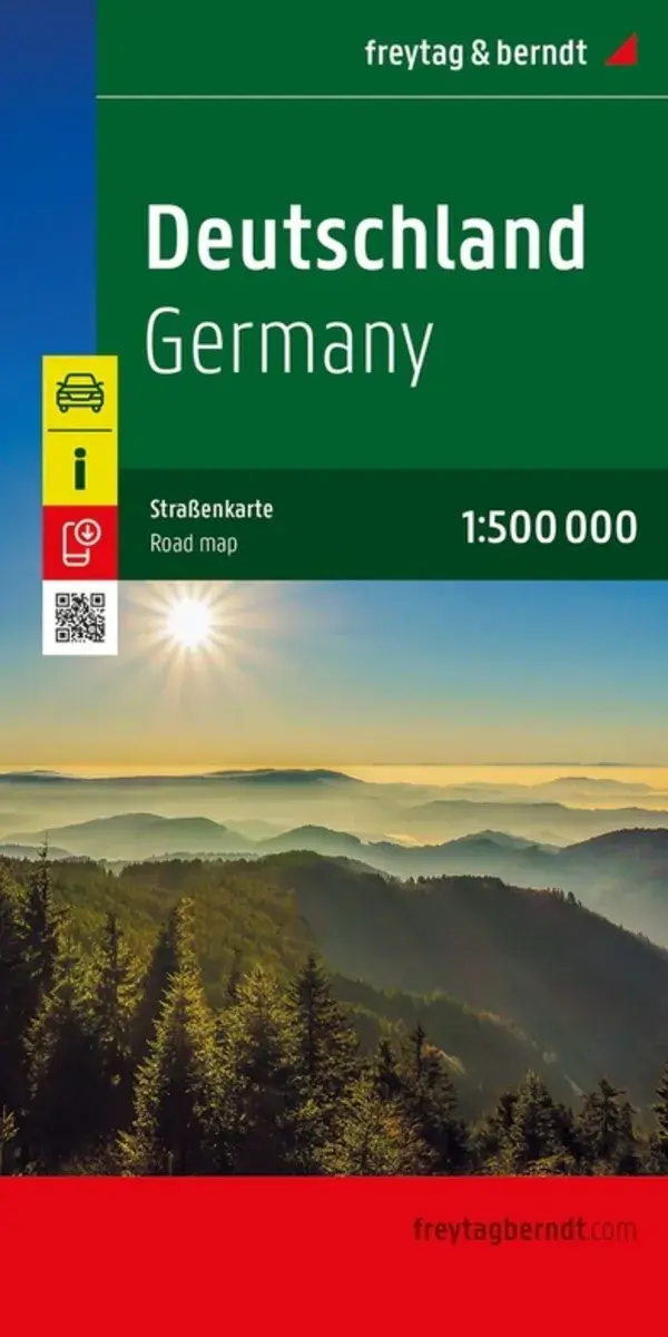 Wegenkaart Duitsland 1:500.000
