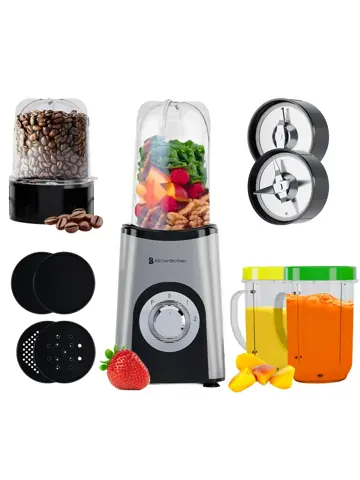 Smoothie Blender – 2-in-1 – Zilver