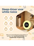 Wekker FM-radio Wakeuplight Snoozefunctie