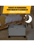 Convector Elektrische kachel - Turbo - 2000W