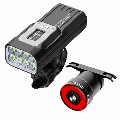 ALPHA & BRAKE SET Fietsverlichting set 2.000 Lumen