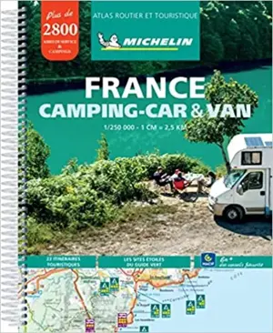Wegenatlas Frankrijk Camping-Car Camper