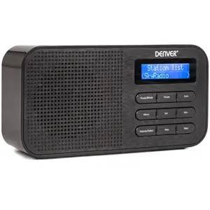 Denver DAB42B DAB+/FM Radio Wekkerfunctie