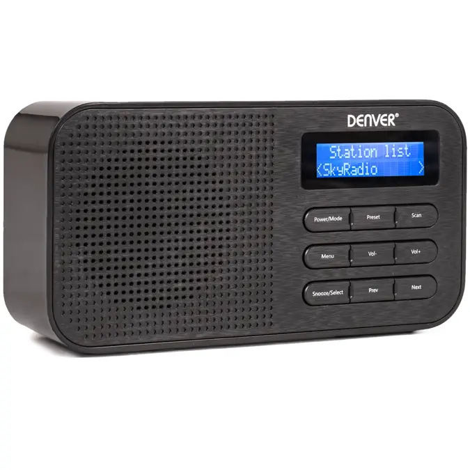 Denver DAB42B DAB+/FM Radio Wekkerfunctie