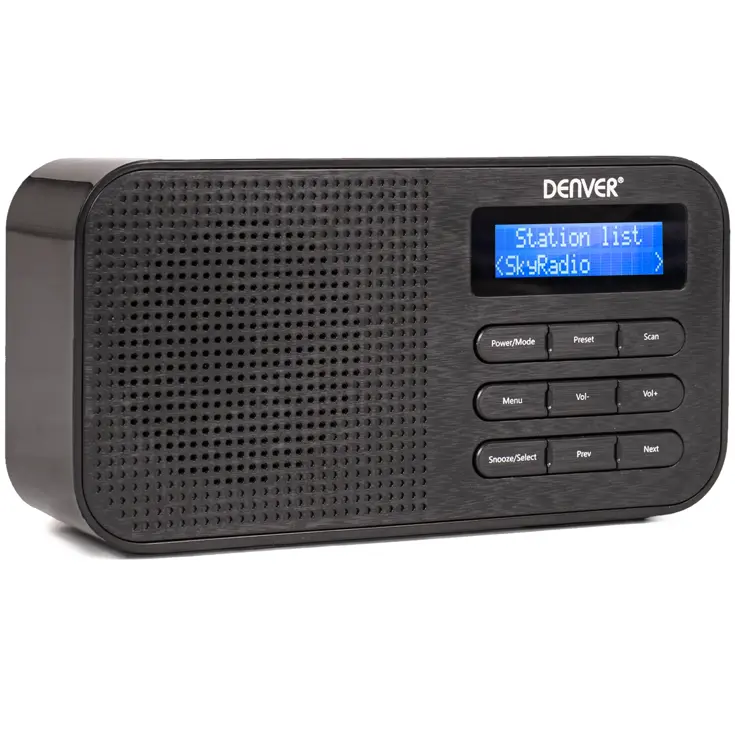 DAB+/FM Radio Alarmfunctie Werkt op AA-batterijen
