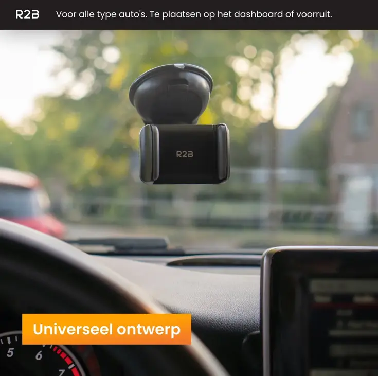 Telefoonhouder Auto Zuignap Dashboard