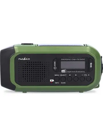 Noodradio – DAB+ / FM – Opwindbaar & Batterijen