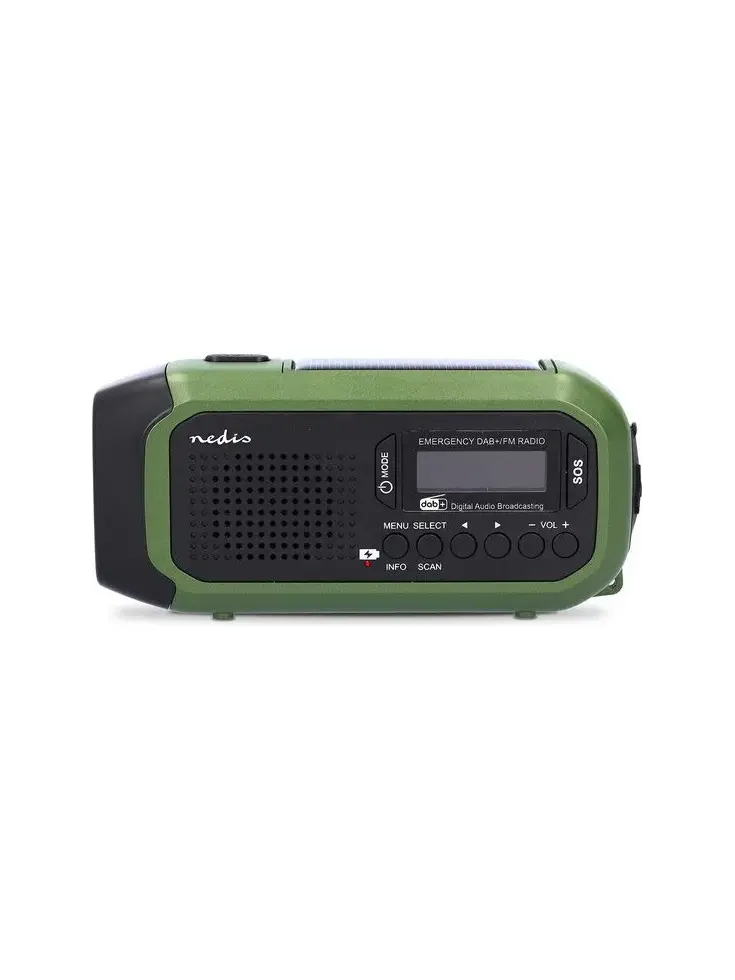 Noodradio – DAB+ / FM – Opwindbaar & Batterijen