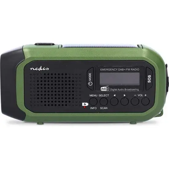 Noodradio – DAB+ / FM – Opwindbaar & Batterijen