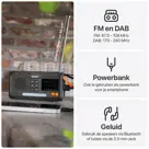 BR-2244 Noodradio met FM en DAB