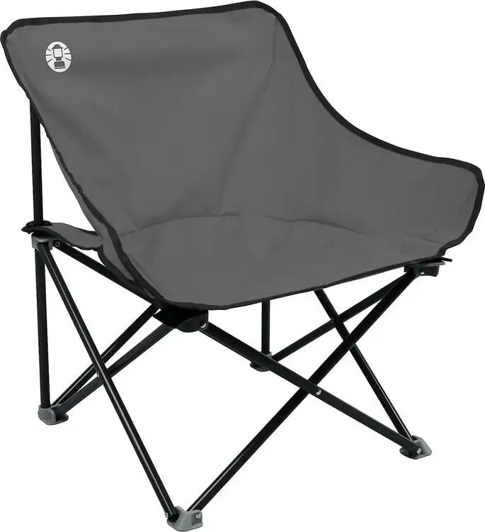 Kickback Campingstoel -Opvouwbaar - Grijs