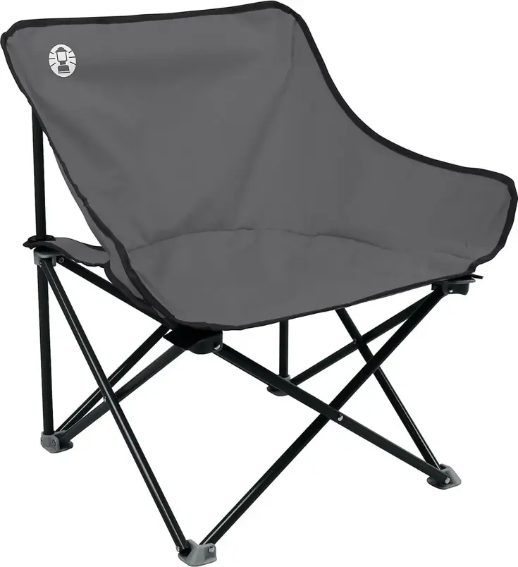 Kickback Campingstoel -Opvouwbaar - Grijs