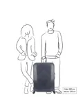 Axiss-fix - Grote koffer - 78cm - 110L - TSA-slot