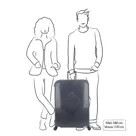 Axiss-fix - Grote koffer - 78cm - 110L - TSA-slot