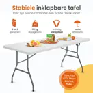 Inklapbare Tafel - Weerbestendig - 180x70x74cm